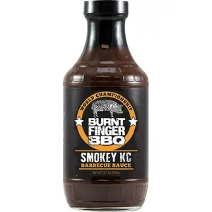 BBQ omáčka Burnt Finger Smokey KC, 558 g