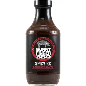 BBQ omáčka Burnt Finger Spicy KC, 544 g