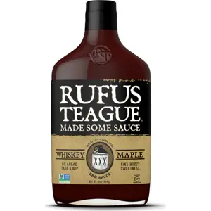 BBQ omáčka Rufus Teague Whiskey Maple, 432 g