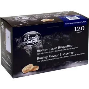 Produkt Bradley Smoker Udící briketky Pacific Blend - 120ks