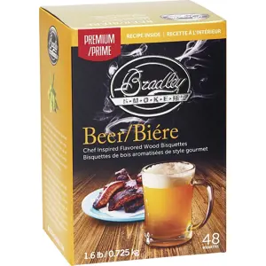 Bradley Smoker Udící briketky Premium Beer - 48ks