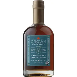 Javorový sirup Crown Maple Madagascar Vanilla Infused, 250 ml