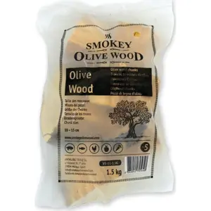 Produkt Smokey Olive Wood Špalíky k zauzování ze dřeva olivovníku Hmotnost: 1,5 kg