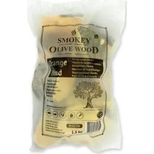 Smokey Olive Wood Špalíky k zauzování ze dřeva pomerančovníku Hmotnost: 1,5 kg