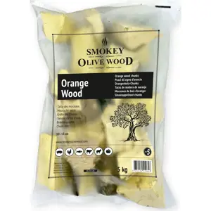 Smokey Olive Wood Špalíky k zauzování ze dřeva pomerančovníku Hmotnost: 5 kg