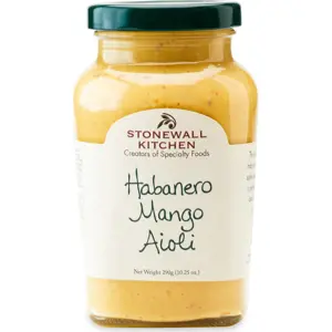 Stonewall Kitchen Omáčka aioli s papričkami habanero a mangem, 291 g