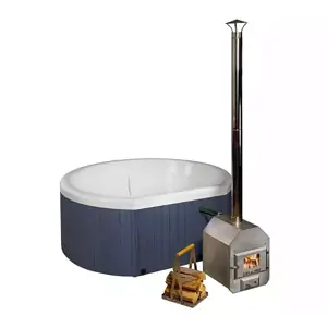 DEOKORK Dřevěná káď Hot tub WAVE (900L)