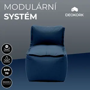 Produkt DEOKORK Zahradní textilní středový díl MODULTEX (tmavě modrá)