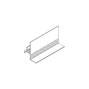 Produkt Počáteční/spodní profil s ventilační mřížkou 9567, 3000 mm, TWINSON O-WALL Hnědý profil