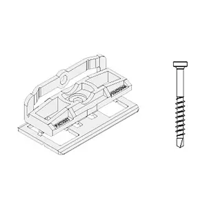 Produkt Set PVC spona 9483, TWINSON Spona 100 ks + Šroub 120 ks