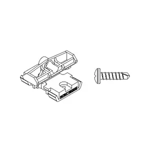 Produkt Set PVC spona 9486 pro Al. podkladové profily, TWINSON Spona 85 ks + Šroub 100 ks