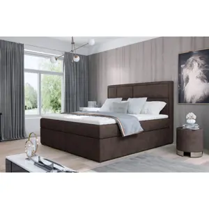 Produkt Boxspring BARBARIO 03 140x200, hnědá látka