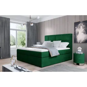 Produkt Boxspring BARBARIO 09 140x200, zelená látka