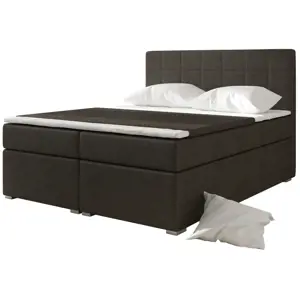 Produkt Boxspring HIRSUTA 04 160x200, hnědá látka