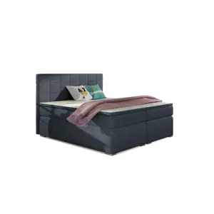 Produkt Boxspring HIRSUTA 09 140x200, modrá látka