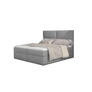 Produkt Boxspring PILANSI 05 140x200, světle šedá látka