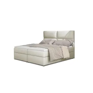 Produkt Boxspring PILANSI 08 140x200, béžová ekokůže