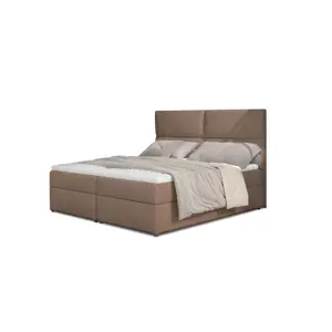 Produkt Boxspring PILANSI 09 140x200, světle hnědá látka