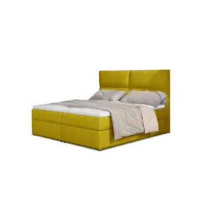 Produkt Boxspring PILANSI 11 140x200, žlutá látka