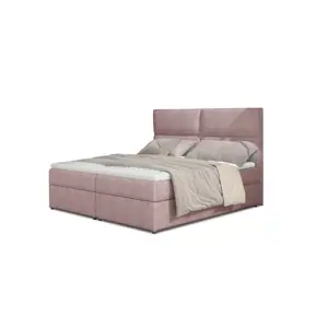 Boxspring PILANSI 12 140x200, růžová látka