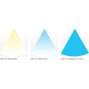 LED-12 osvětlení komody, barva: nebeská modrá, 5 let záruka