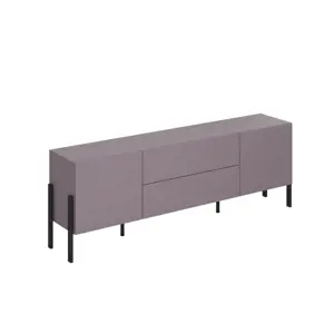 LUCERNE TV stolek 2D2S, plum